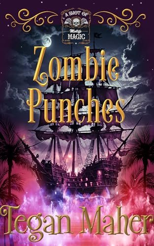 Book cover for "Zombie Punches" by Tegan Maher