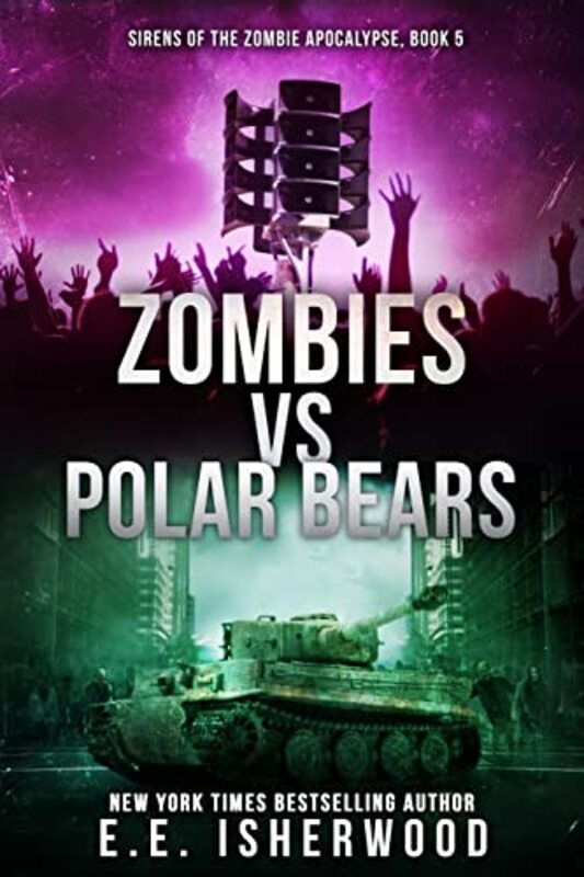 Book cover for "Zombies Vs Polar Bears" by EE Isherwood