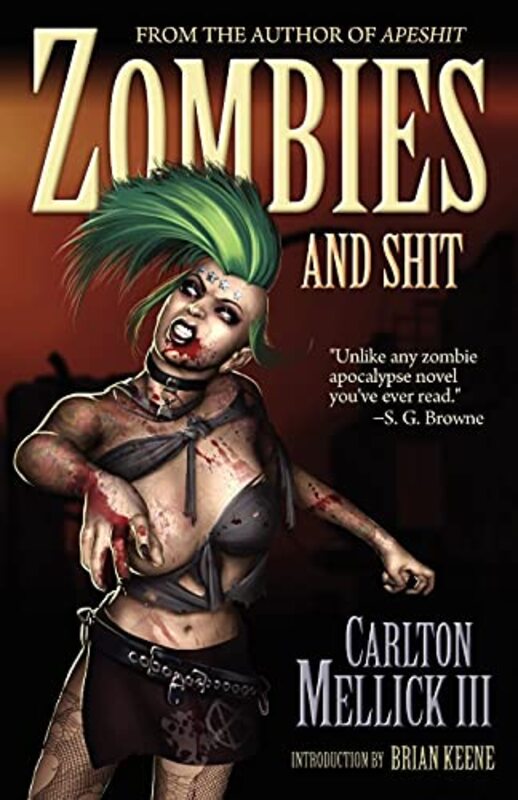 Book cover for "Zombies and Shit" by Carlton Mellick III