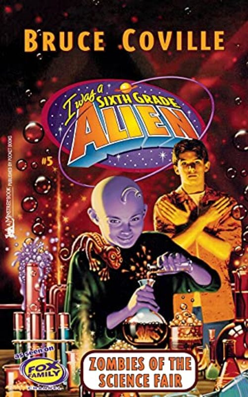 Book cover for "Zombies of the Science Fair" by Bruce Coville