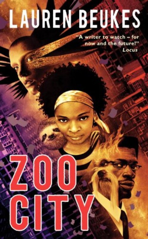Book cover for "Zoo City" by Lauren Beukes