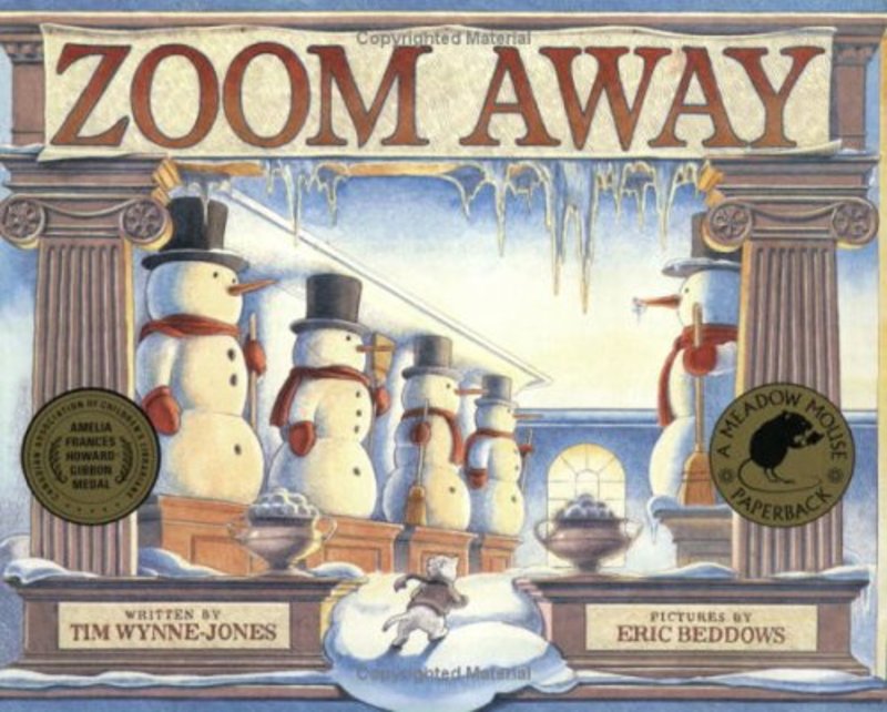 Book cover for "Zoom Away" by Tim Wynne Jones