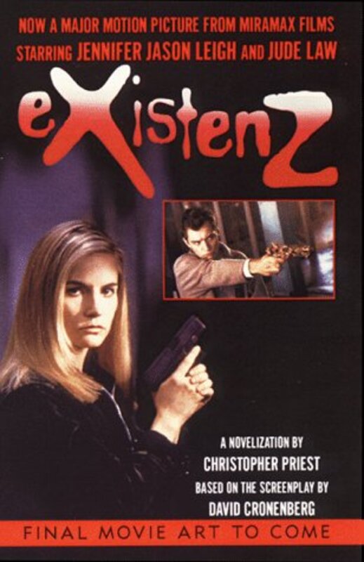 Book cover for "eXistenZ" by Christopher Priest