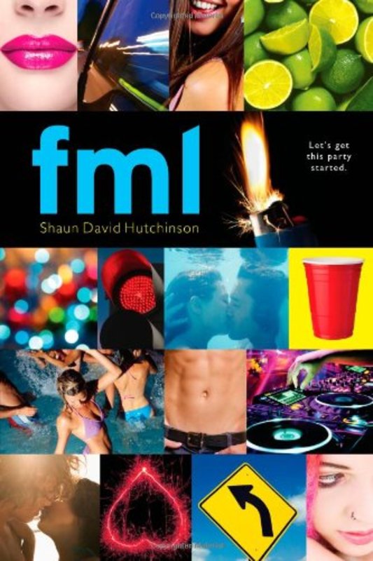 Book cover for "fml" by Shaun David Hutchinson
