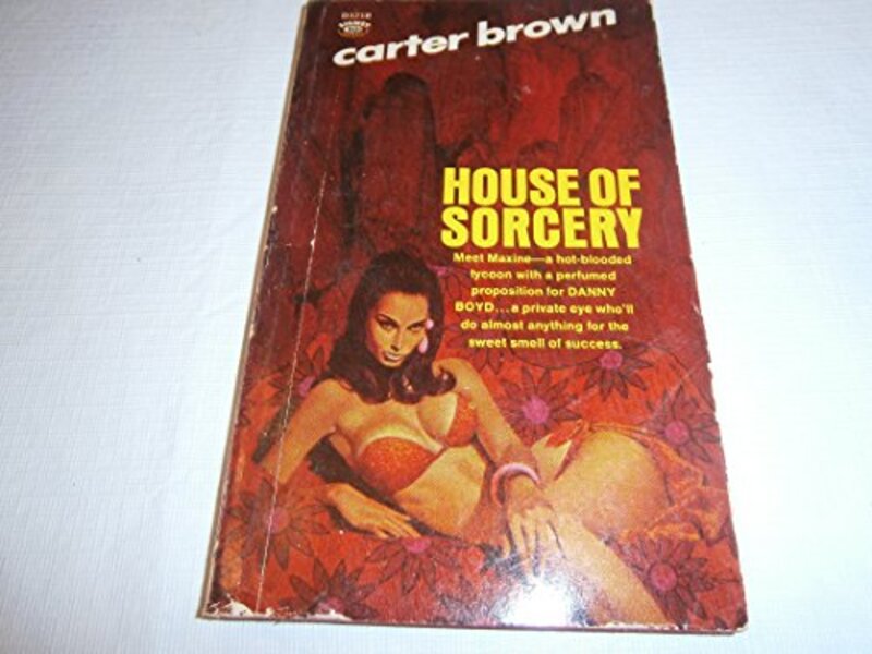 Book cover for "house of Sorcery" by Carter Brown