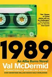 Book cover for "1989" by Val McDermid