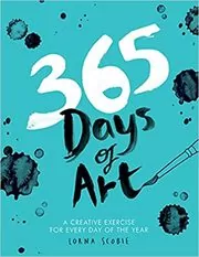 Book cover for "365 Days of Art" by Lorna Scobie