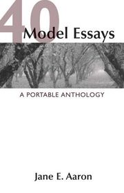 Book cover for "40 Model Essays"