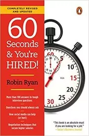 Book cover for "60 Seconds and You're Hired!" by Robin Ryan