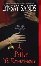 Book cover for "A Bite to Remember" by Lynsay Sands