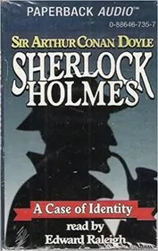 Book cover for "A Case of Identity" by Arthur Conan Doyle