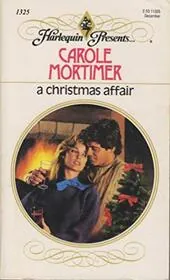 Book cover for "A Christmas Affair" by Carole Mortimer