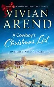 Book cover for "A Cowboy's Christmas List" by Vivian Arend