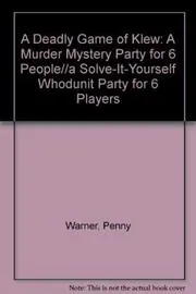 Book cover for "A Deadly Game of Klew" by Penny Warner