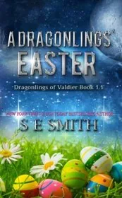 Book cover for "A Dragonlings' Easter" by S E Smith
