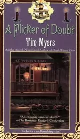 Book cover for "A Flicker of Doubt" by Tim Myers
