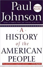 Book cover for "A History of the American People" by Paul Johnson