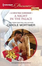 Book cover for "A Night in the Palace" by Carole Mortimer