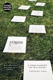 Book cover for "A Philosophy of Walking" by Frederic Gros