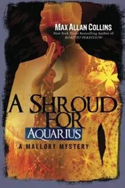 Book cover for "A Shroud for Aquarius" by Max Allan Collins