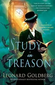 Book cover for "A Study in Treason" by Leonard Goldberg