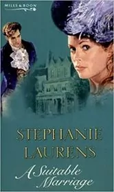 Book cover for "A Suitable Marriage" by Stephanie Laurens