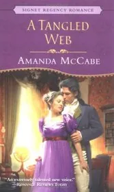 Book cover for "A Tangled Web" by Amanda McCabe