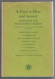 A Time to Hear and Answer