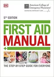 Book cover for "ACEP First Aid Manual" by DK