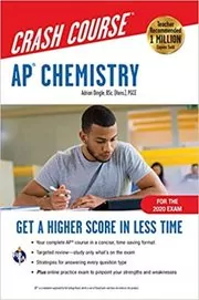 Book cover for "AP® Chemistry Crash Course" by Adrian Dingle