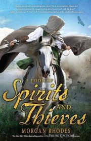 Book cover for "A Book of Spirits and Thieves" by Morgan Rhodes