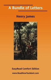 Book cover for "A Bundle of Letters" by Henry James