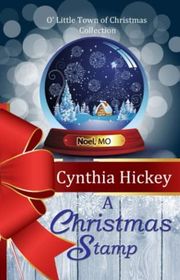Book cover for "A Christmas Stamp" by Cynthia Hickey