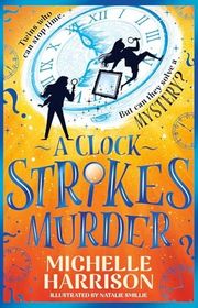 Book cover for "A Clock Strikes Murder" by Michelle Harrison
