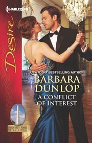 Book cover for "A Conflict of Interest" by Barbara Dunlop