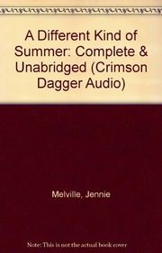 Book cover for "A Different Kind of Summer" by Gwendoline Butler