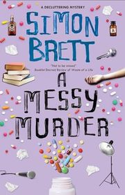Book cover for "A Messy Murder" by Simon Brett