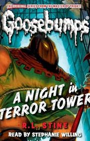 Book cover for "A Night in Terror Tower" by R.L. Stine