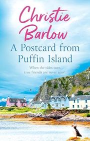 Book cover for "A Postcard from Puffin Island" by Christie Barlow