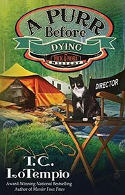 Book cover for "A Purr Before Dying" by TC LoTempio