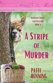 Book cover for "A Stripe of Murder" by Patti Benning
