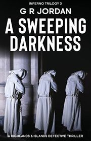 Book cover for "A Sweeping Darkness" by GR Jordan