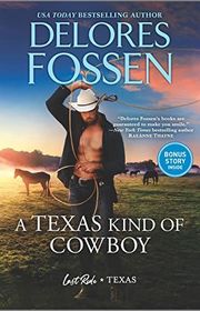 Book cover for "A Texas Kind of Cowboy" by Delores Fossen