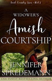 Book cover for "A Widower's Amish Courtship" by Jennifer Spredemann