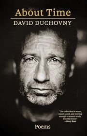 Book cover for "About Time" by David Duchovny
