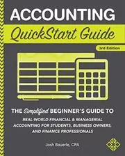 Book cover for "Accounting QuickStart Guide" by Josh Bauerle
