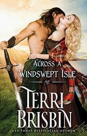 Book cover for "Across a Windswept Isle" by Terri Brisbin