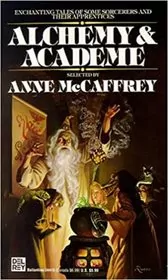 Book cover for "Alchemy and Academe" by Anne McCaffrey