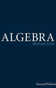 Book cover for "Algebra" by Michael Artin