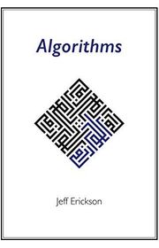 Book cover for "Algorithms" by Jeff Erickson